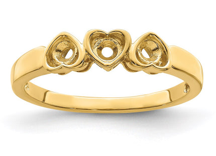 14k Yellow Gold Rings Style XMR85 - Classique Jewelry Inc.