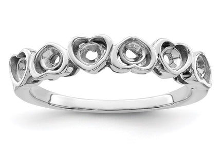 14k White Gold Rings Style XMR85 - Classique Jewelry Inc.