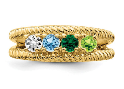 14k Yellow Gold Rings Style XMR8 - Classique Jewelry Inc.