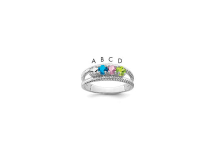 14k White Gold Rings Style XMR8 - Classique Jewelry Inc.