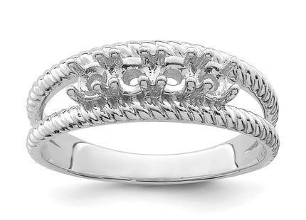 14k White Gold Rings Style XMR8 - Classique Jewelry Inc.
