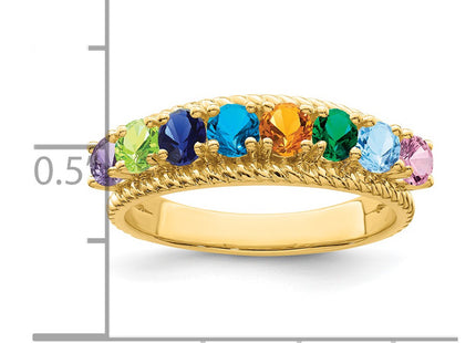 14k Yellow Gold Rings Style XMR8 - Classique Jewelry Inc.