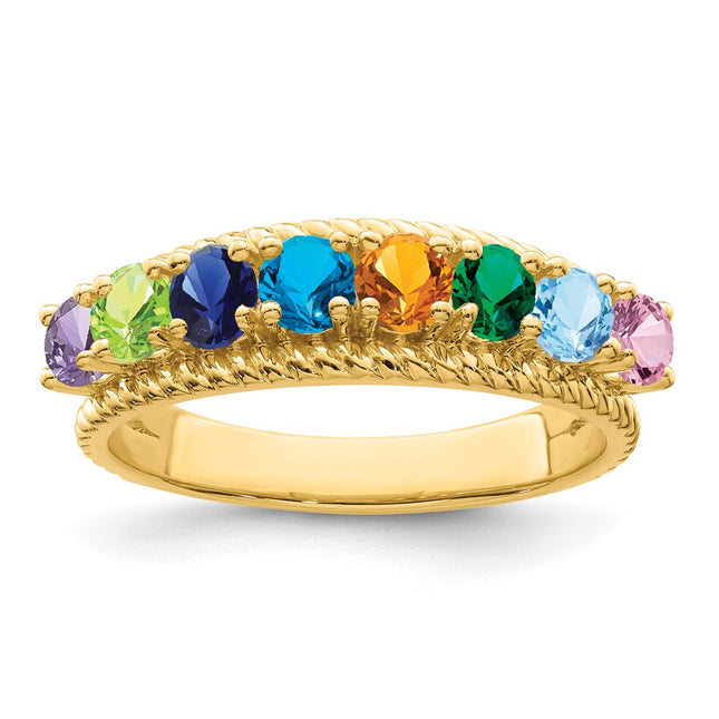 14k Yellow Gold Rings Style XMR8 - Classique Jewelry Inc.