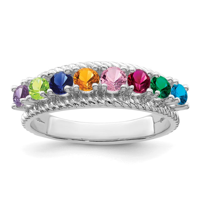 14k White Gold Rings Style XMR8 - Classique Jewelry Inc.