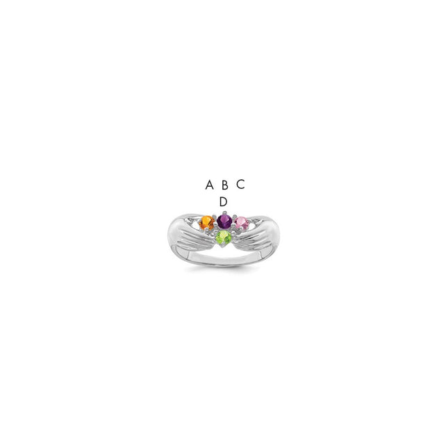14k White Gold Rings Style XMRW51 - Classique Jewelry Inc.
