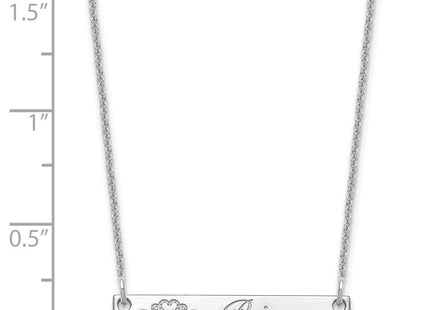 14k White Gold Jewelry Style XNA1040W - Classique Jewelry Inc.