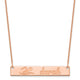 14K Rose Gold Medium Customized Bar Necklace