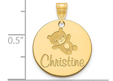 14k Yellow Gold Pendants Style XNA1046Y - Classique Jewelry Inc.