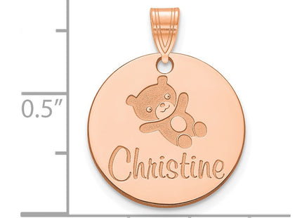 14k Rose Gold Pendants Style XNA1046R - Classique Jewelry Inc.