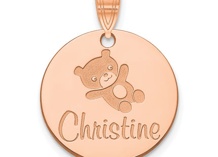 14k Rose Gold Pendants Style XNA1046R - Classique Jewelry Inc.