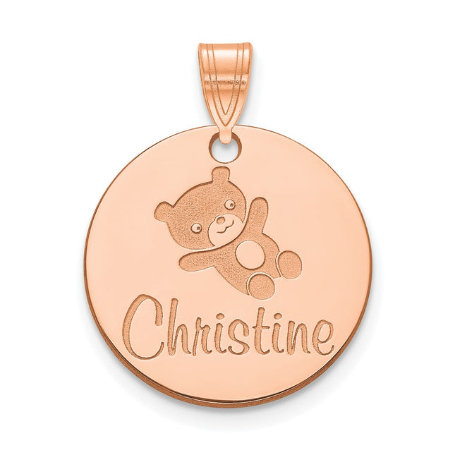 14k Rose Gold Pendants Style XNA1046R - Classique Jewelry Inc.