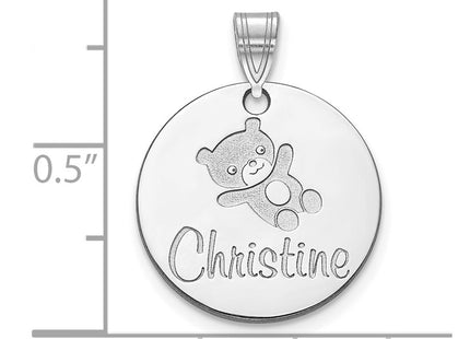 14k White Gold Pendants Style XNA1046W - Classique Jewelry Inc.