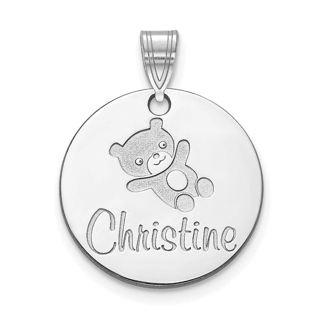 10k White Gold Pendants Style 10XNA1046W - Classique Jewelry Inc.