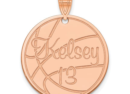 14k Rose Gold Pendants Style XNA1047R - Classique Jewelry Inc.