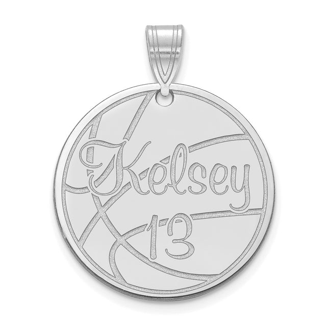 14k White Gold Pendants Style XNA1047W - Classique Jewelry Inc.