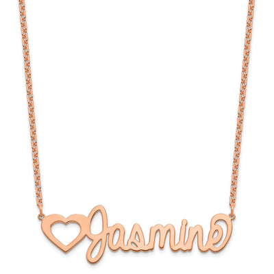 Customized Nameplate Necklace - SS/Rose Plated