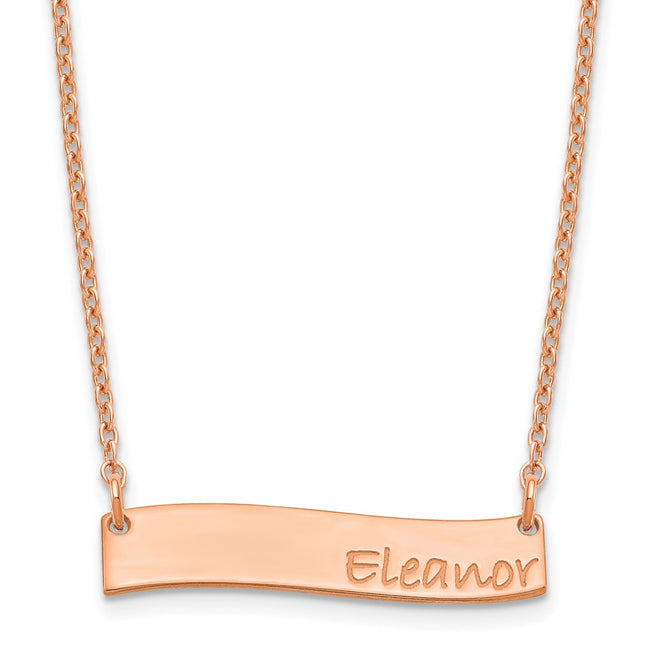 SS/Rose Plated Jewelry Style XNA1074RP - Classique Jewelry Inc.