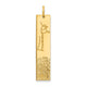 14K Rose Gold Signature and Fingerprint Charm