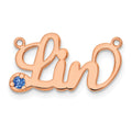 Sterling Silver / Rose Gold-Plated