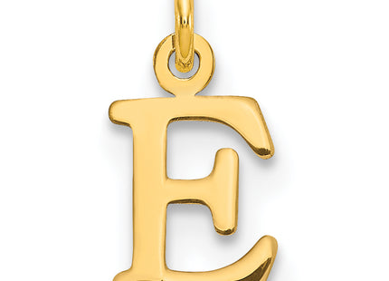 14ky Cutout Letter Initial Pendant (Small)