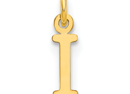 14ky Cutout Letter Initial Pendant (Small)