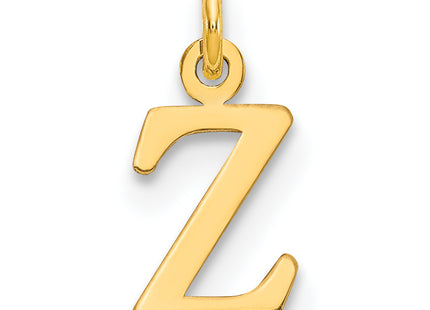 14ky Cutout Letter Initial Pendant (Small)