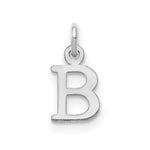 14K White Gold Cutout Initial Pendant view