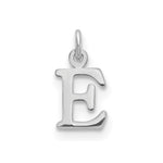 14K White Gold Cutout Initial Pendant view