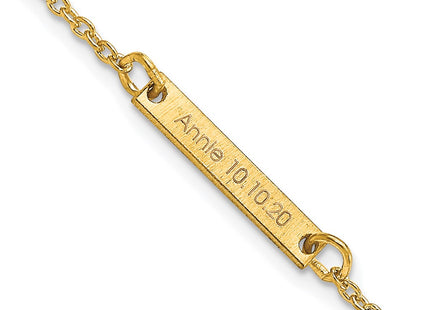 14k Yellow Gold Bracelets Style XNA1180 - Classique Jewelry Inc.