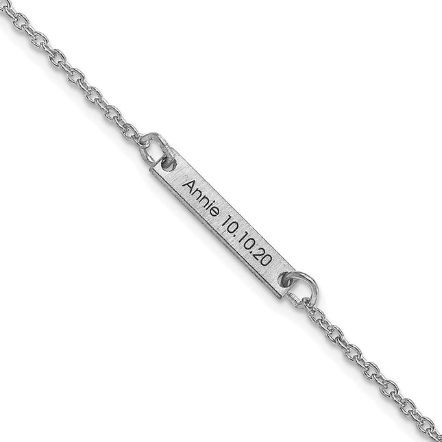 10k White Gold Bracelets Style 10XNA1180/1W - Classique Jewelry Inc.
