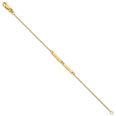 Sterling Silver/Gold-plated Brushed 2 Station Bracelet