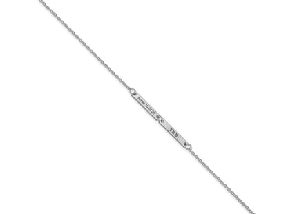10k White Gold Bracelets Style 10XNA1180/2W - Classique Jewelry Inc.