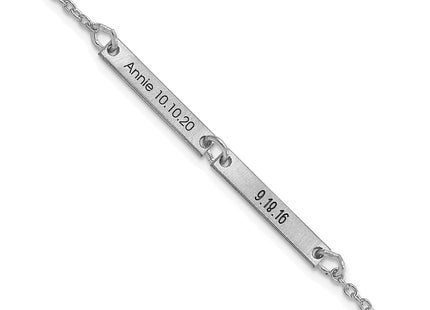 10k White Gold Bracelets Style 10XNA1180/2W - Classique Jewelry Inc.