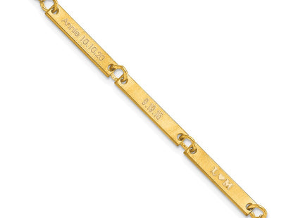 14k Yellow Gold Bracelets Style XNA1180 - Classique Jewelry Inc.