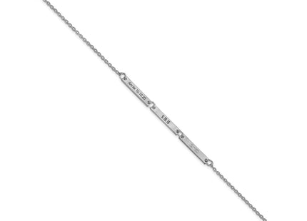 10k White Gold Bracelets Style 10XNA1180/3W - Classique Jewelry Inc.