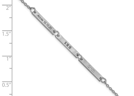 10k White Gold Bracelets Style 10XNA1180/3W - Classique Jewelry Inc.