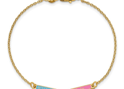 SS/Gold Plated Bracelets Style XNA1183 - Classique Jewelry Inc.