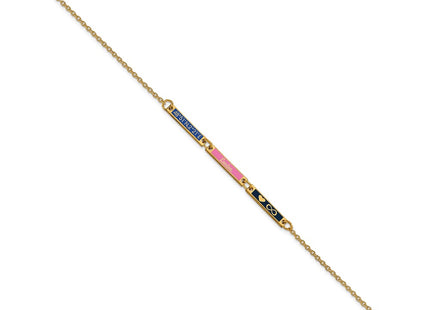 14k Yellow Gold Bracelets Style XNA1183 - Classique Jewelry Inc.