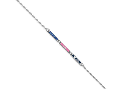 14k White Gold Bracelets Style XNA1183 - Classique Jewelry Inc.