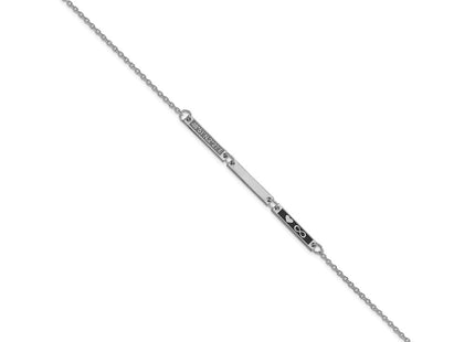 10k White Gold Bracelets Style 10XNA1183/3W - Classique Jewelry Inc.