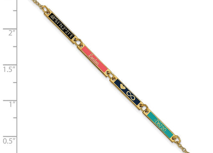 SS/Gold Plated Bracelets Style XNA1183 - Classique Jewelry Inc.