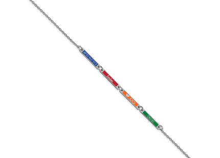 10k White Gold Bracelets Style 10XNA1183/4W - Classique Jewelry Inc.