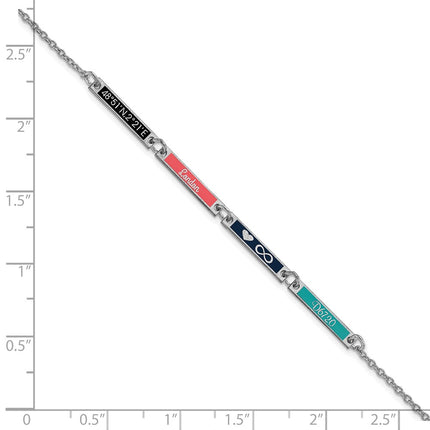 10k White Gold Bracelets Style 10XNA1183/4W - Classique Jewelry Inc.