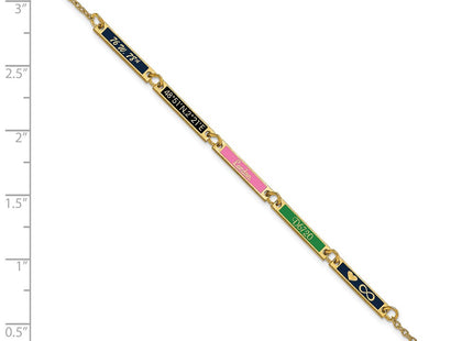 SS/Gold Plated Bracelets Style XNA1183 - Classique Jewelry Inc.