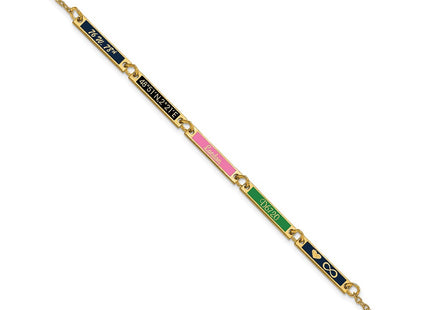 14k Yellow Gold Bracelets Style XNA1183 - Classique Jewelry Inc.