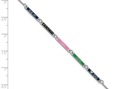 Sterling Silver Bracelets Style XNA1183 - Classique Jewelry Inc.