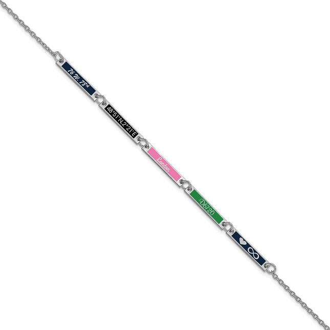 Sterling Silver Bracelets Style XNA1183 - Classique Jewelry Inc.
