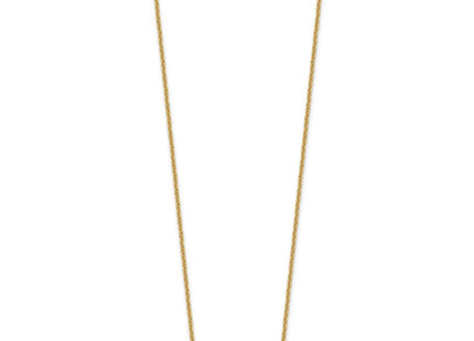 14k Yellow Gold Small Blank Bar Necklace (Style XNA1197Y)