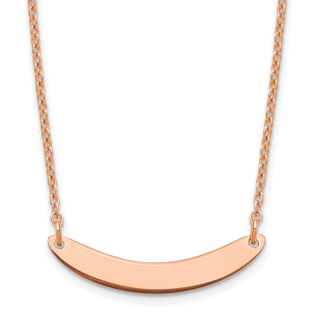 SS/Rose Plated Jewelry Style XNA1201RP - Classique Jewelry Inc.