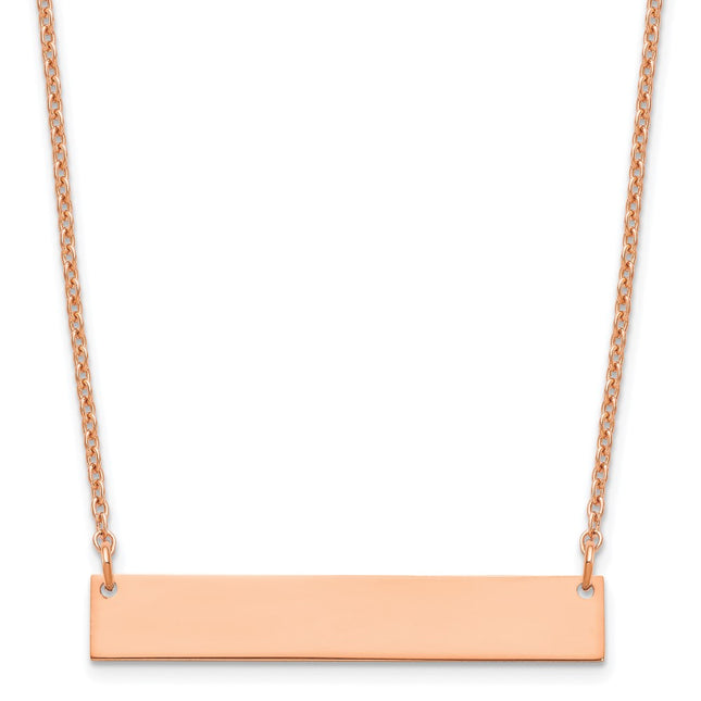 SS/Rose Plated Jewelry Style XNA1202RP - Classique Jewelry Inc.